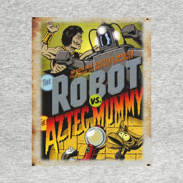 Mystery Science Rusty Barn Sign 3000 - The Robot vs Aztec Mummy by Starbase79